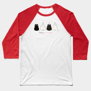 happy cats with christmas light Baseball T-Shirt